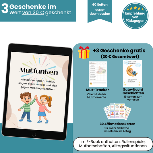 Mutfunken Workbook sorgt für innere Stärke bei Kindern